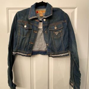 Apple bottoms denim jacket size medium